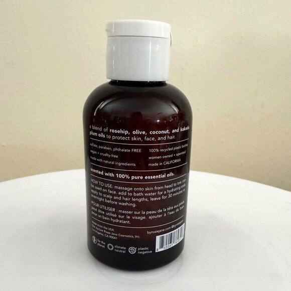 WAKE Body and Bath Oil 4oz Eucalyptus Grapefruit Lemon By Rosie Jane - Picture 2 of 6